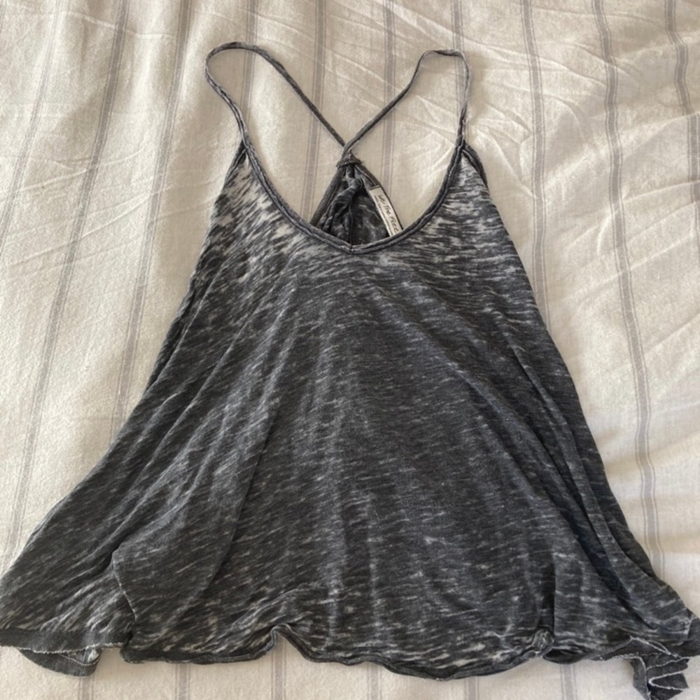 Free People Gray Tank